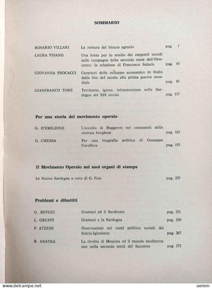 1975 Sardegna Storia Cultura Tradizioni - Alte Bücher