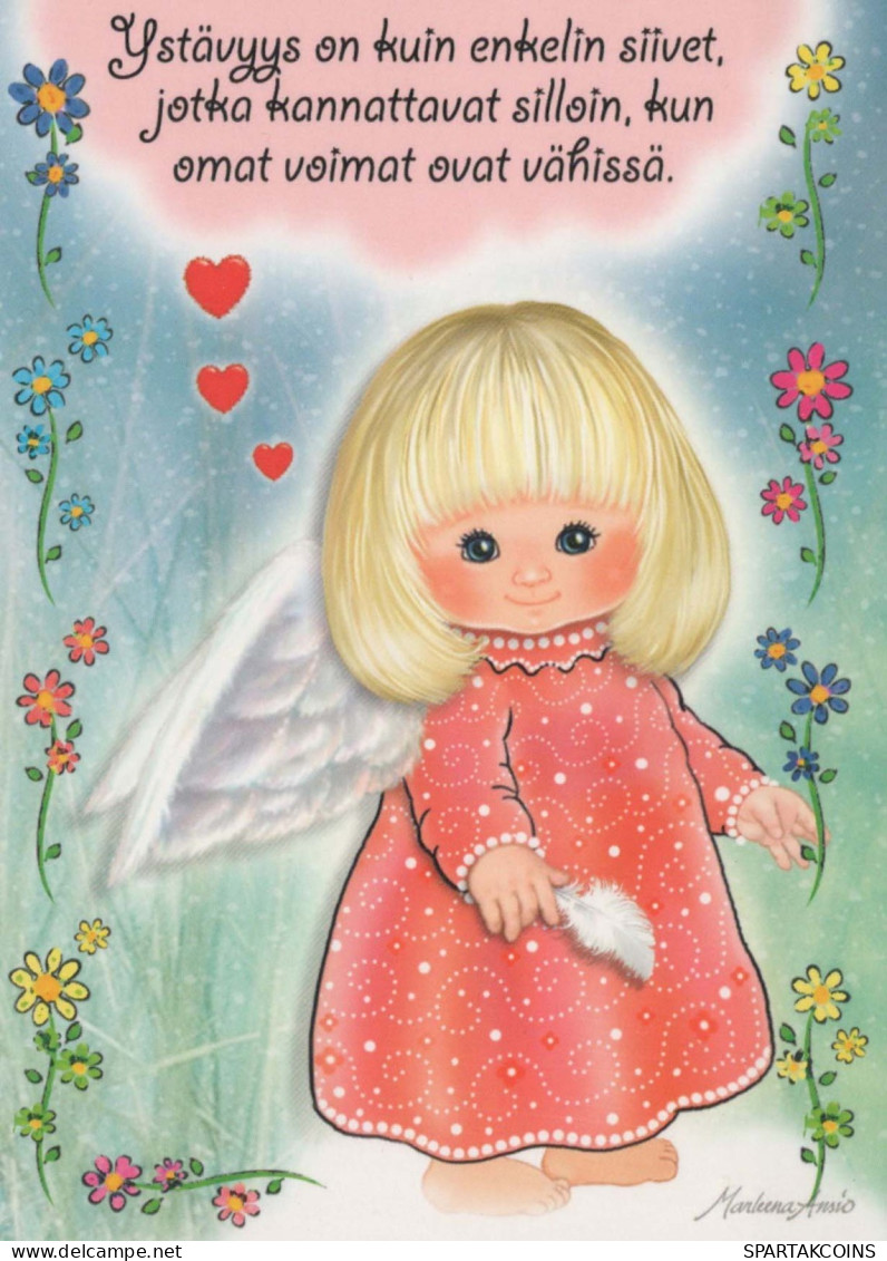 ANGEL Christmas Vintage Postcard CPSM #PBP307.A - Angels