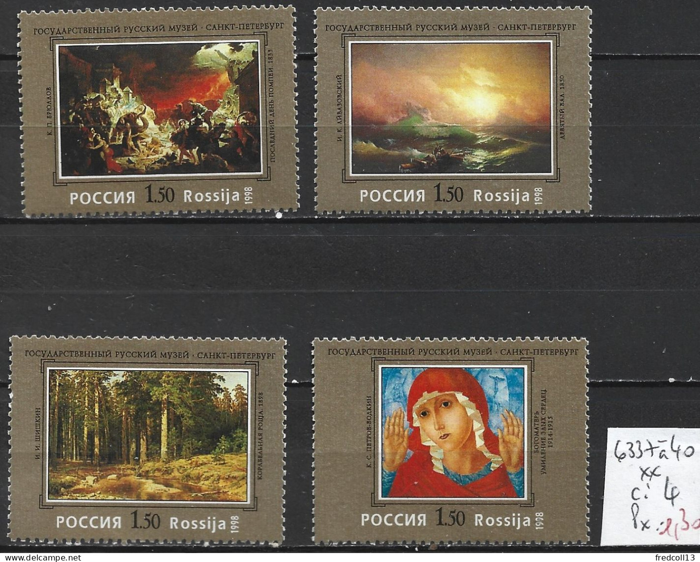 RUSSIE 6337 à 40 ** Côte 4 € - Unused Stamps
