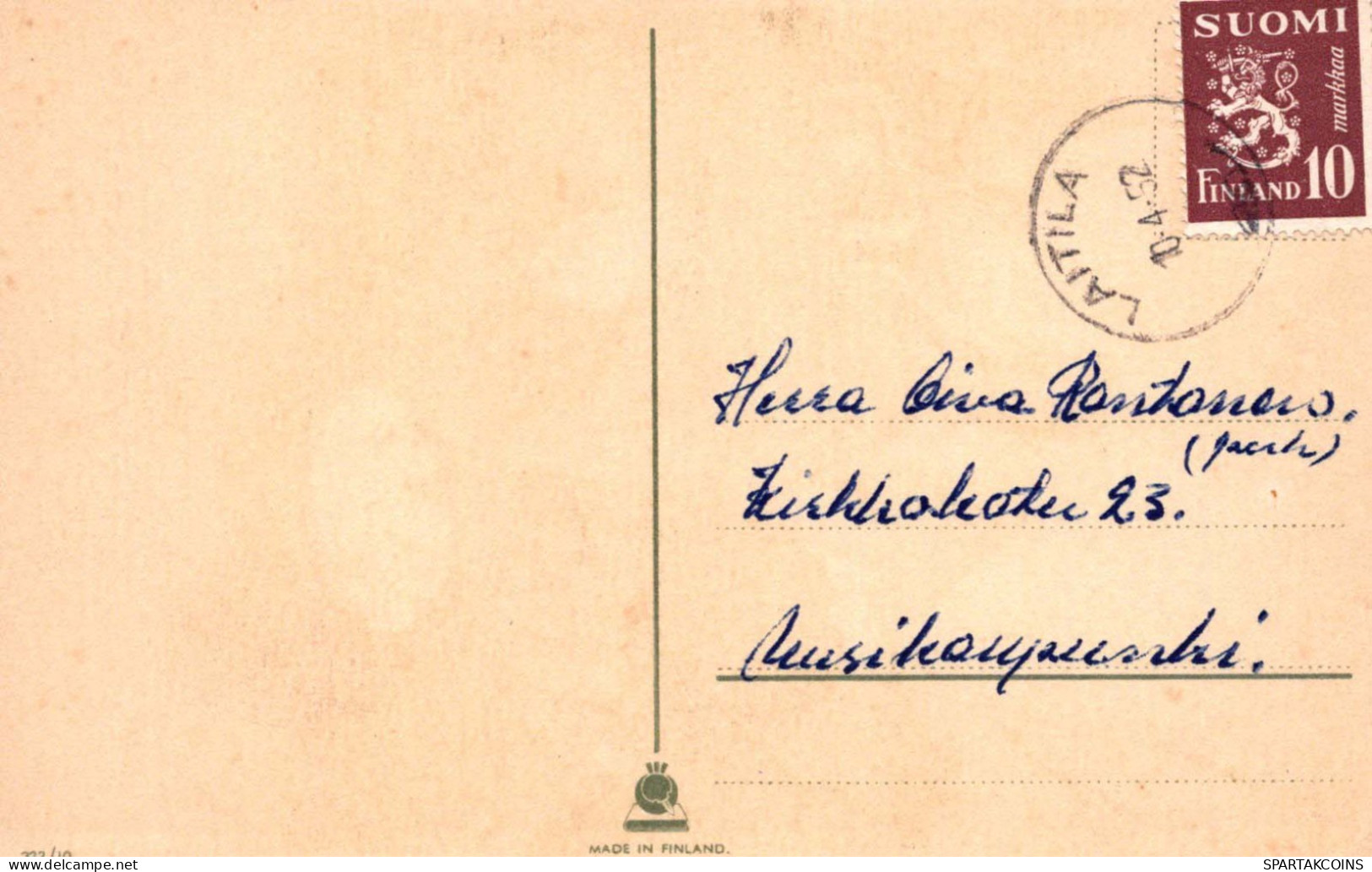 PASCUA CONEJO HUEVO Vintage Tarjeta Postal CPA #PKE287.A - Pâques