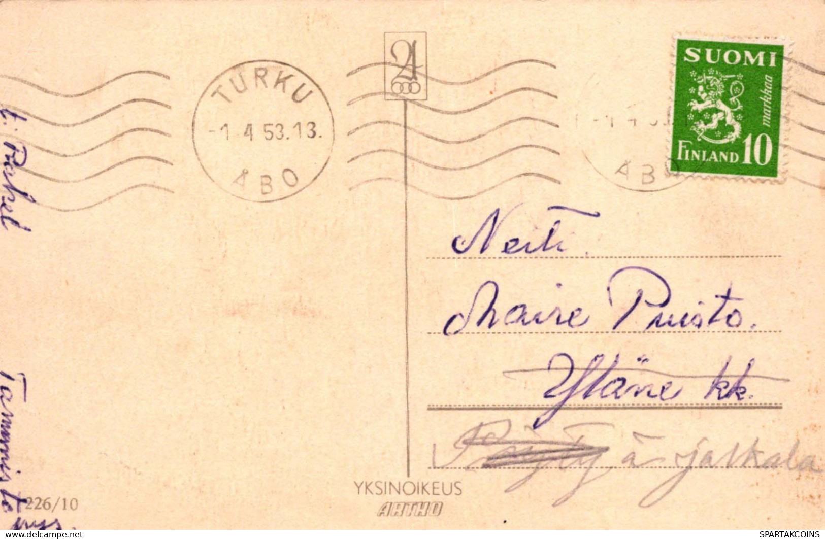 PÂQUES LAPIN ŒUF Vintage Carte Postale CPA #PKE244.A - Easter