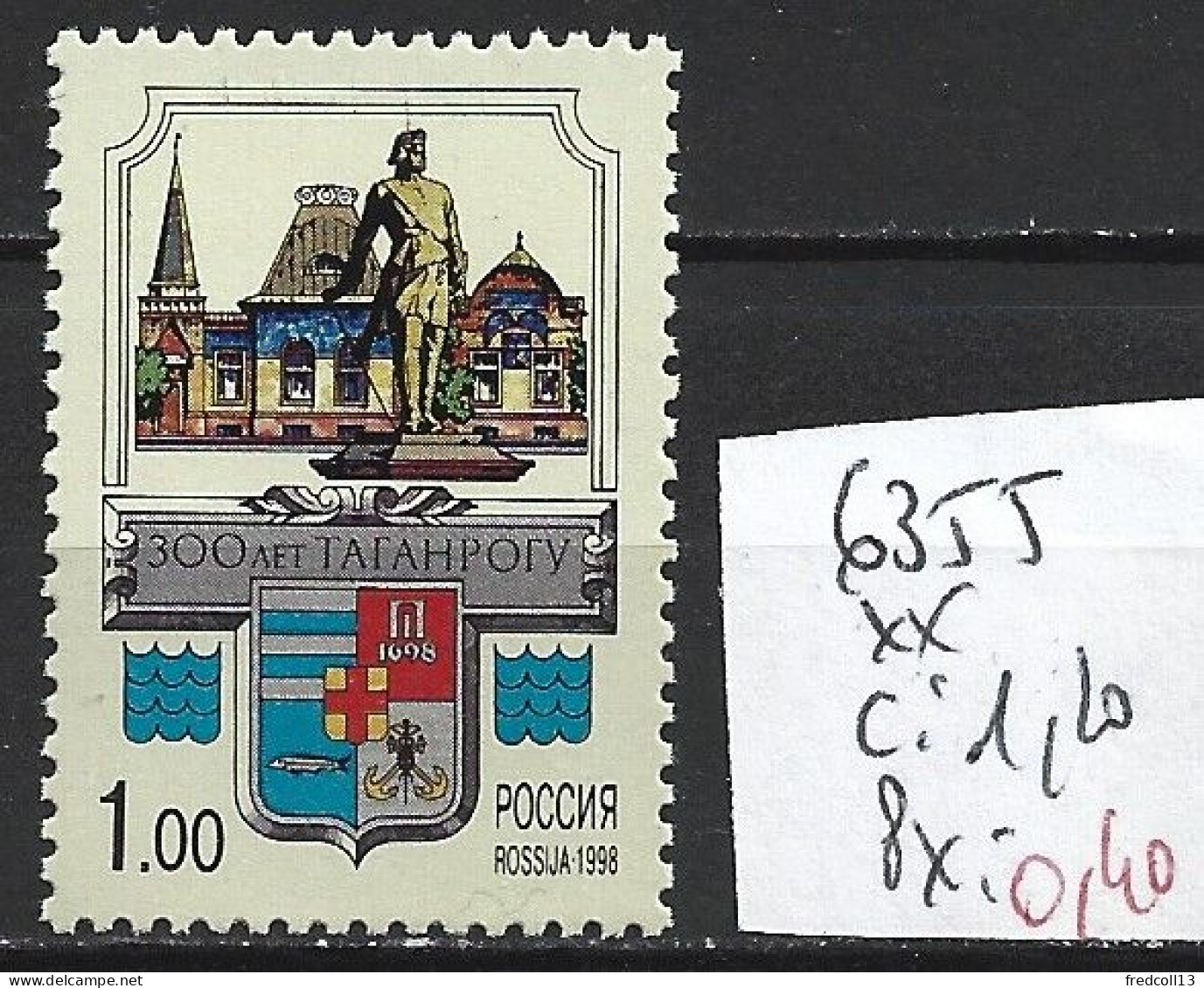 RUSSIE 6355 ** Côte 1.20 € - Unused Stamps