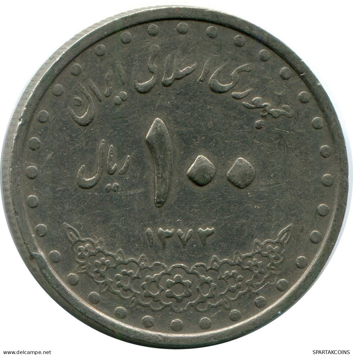 IRANÍ 100 RIALS 2004 / 1383 Islámico Moneda #AP195.E.A - Iran