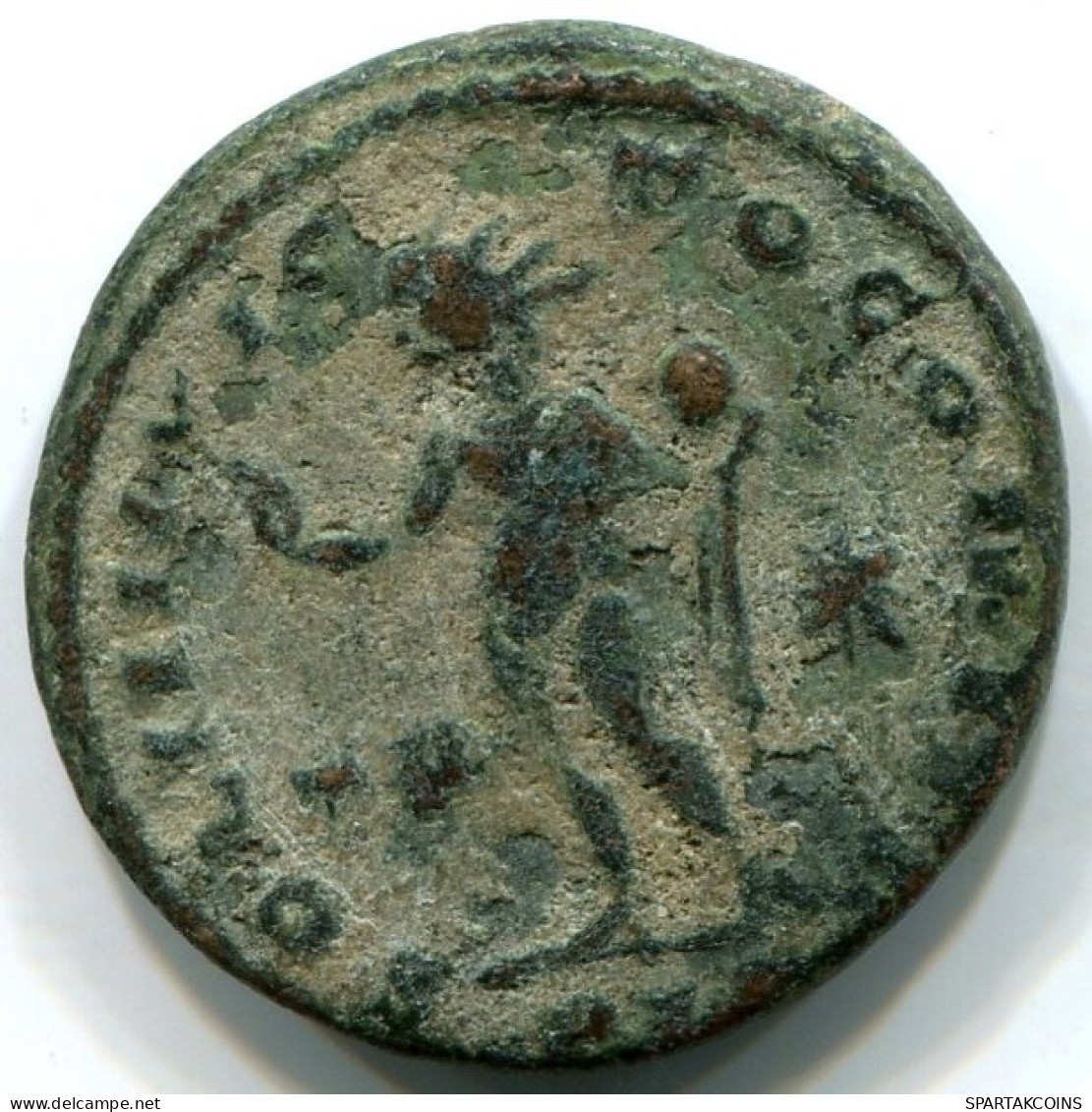 CONSTANTINE I AE SMALL FOLLIS ROMAIN ANTIQUE Pièce #ANC12370.6.F.A - L'Empire Chrétien (307 à 363)