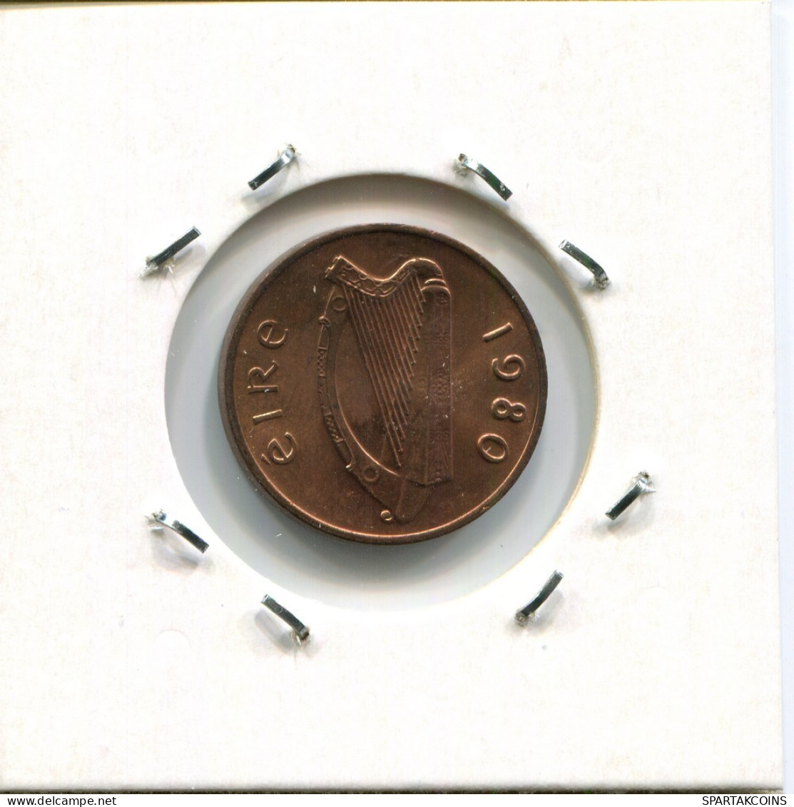 1 PENNY 1980 IRELAND Coin #AR593.U.A - Ireland