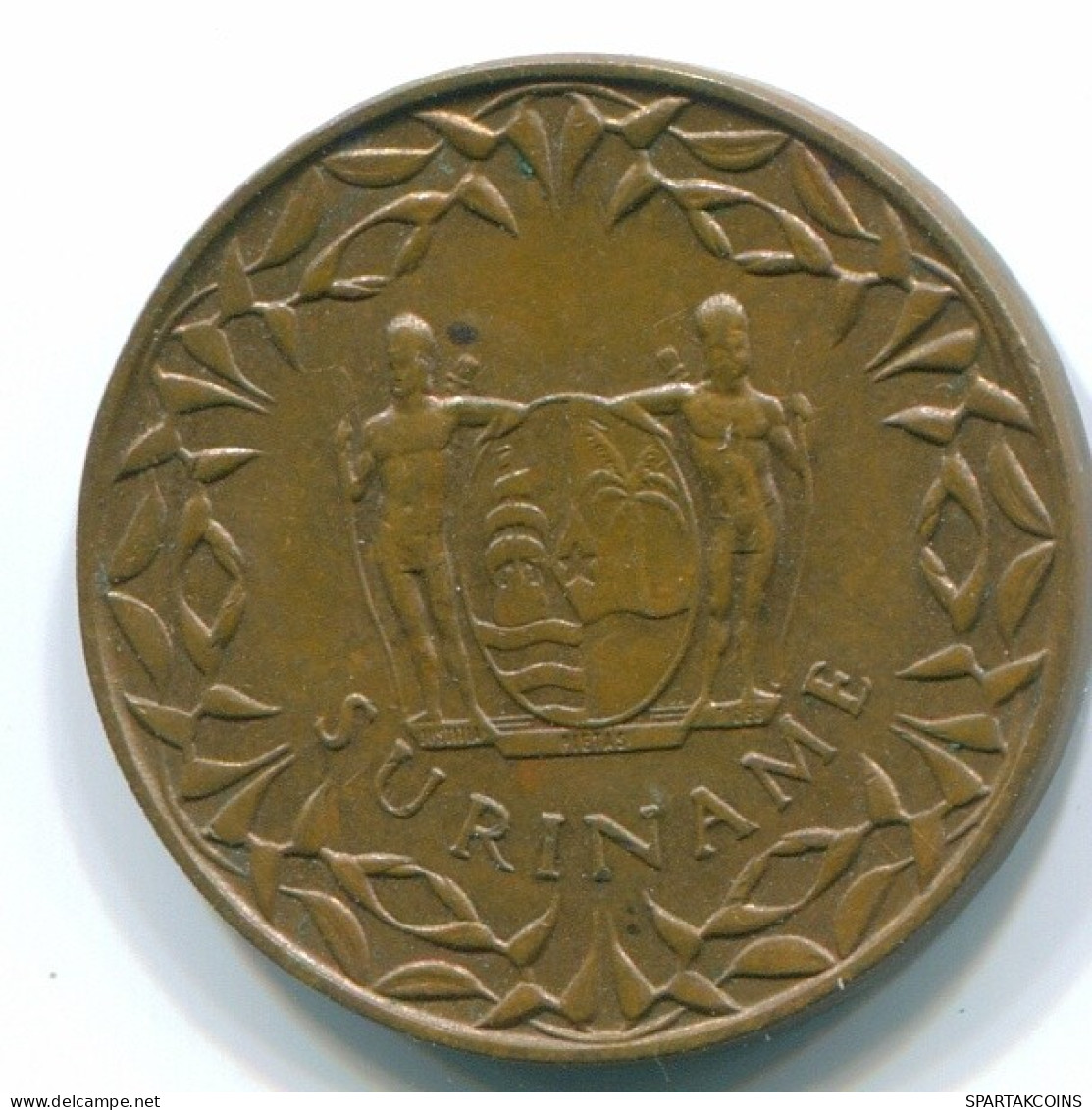 1 CENT 1970 SURINAM NIEDERLANDE Bronze Cock Koloniale Münze #S10975.D.A - Suriname 1975 - ...