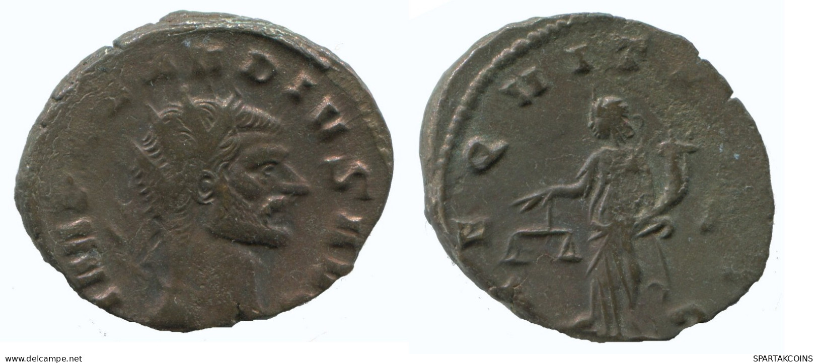 CLAUDIUS II ANTONINIANUS Antiochia AD197 Aequitas AVG 3g/21mm #NNN1888.18.F.A - Der Soldatenkaiser (die Militärkrise) (235 / 284)