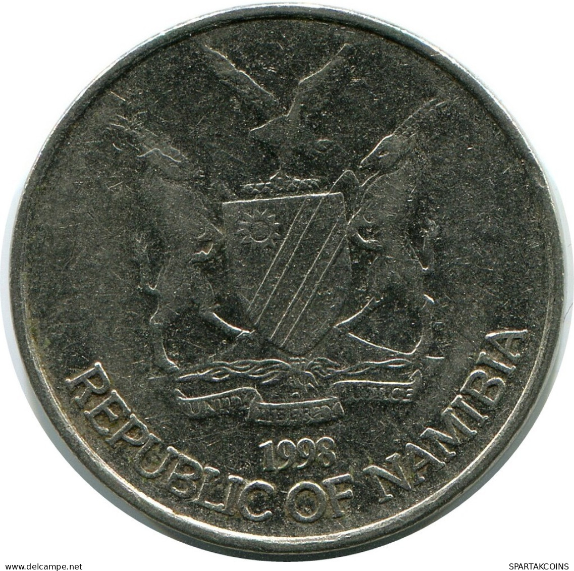 10 DOLLARS 1998 NAMIBIA Moneda #AP913.E.A - Namibie