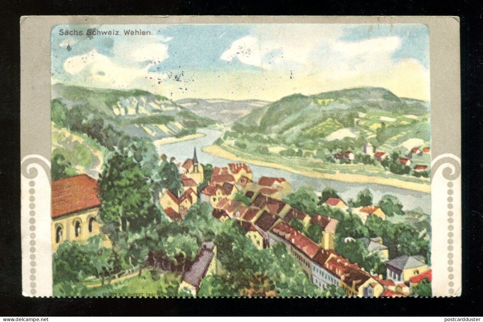 WEHLEN Germany 1914 Cacao Advertising Postcard. Chocolate (h758) - Wehlen