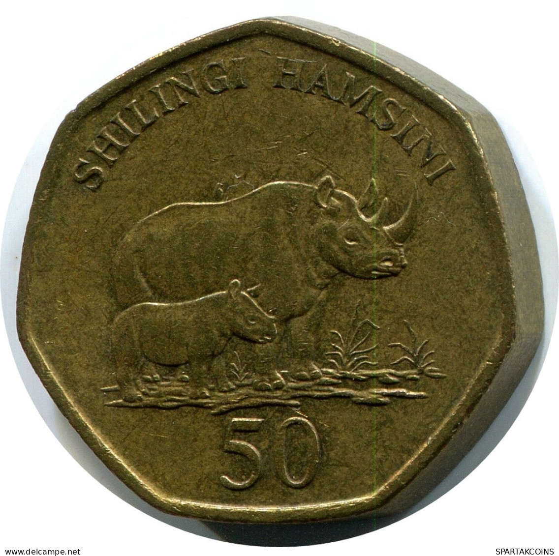 50 SHILLINGI 1996 TANZANIA Moneda #AP947.E.A - Tansania
