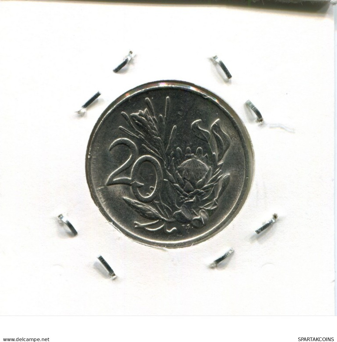 20 CENTS 1984 SOUTH AFRICA Coin #AN725.U.A - Afrique Du Sud