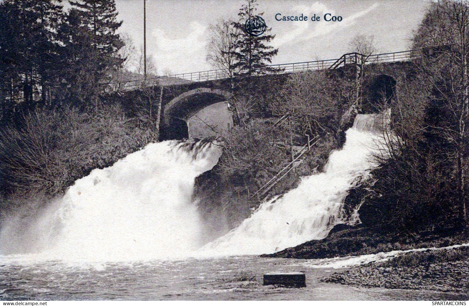 BELGIUM COO WATERFALL Province Of Liège Postcard CPA #PAD196.A - Stavelot