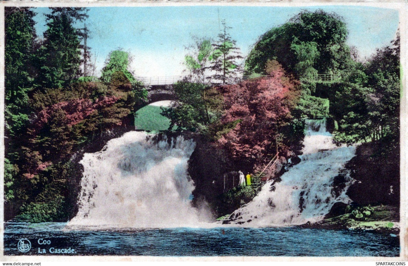 BELGIUM COO WATERFALL Province Of Liège Postcard CPA #PAD191.A - Stavelot