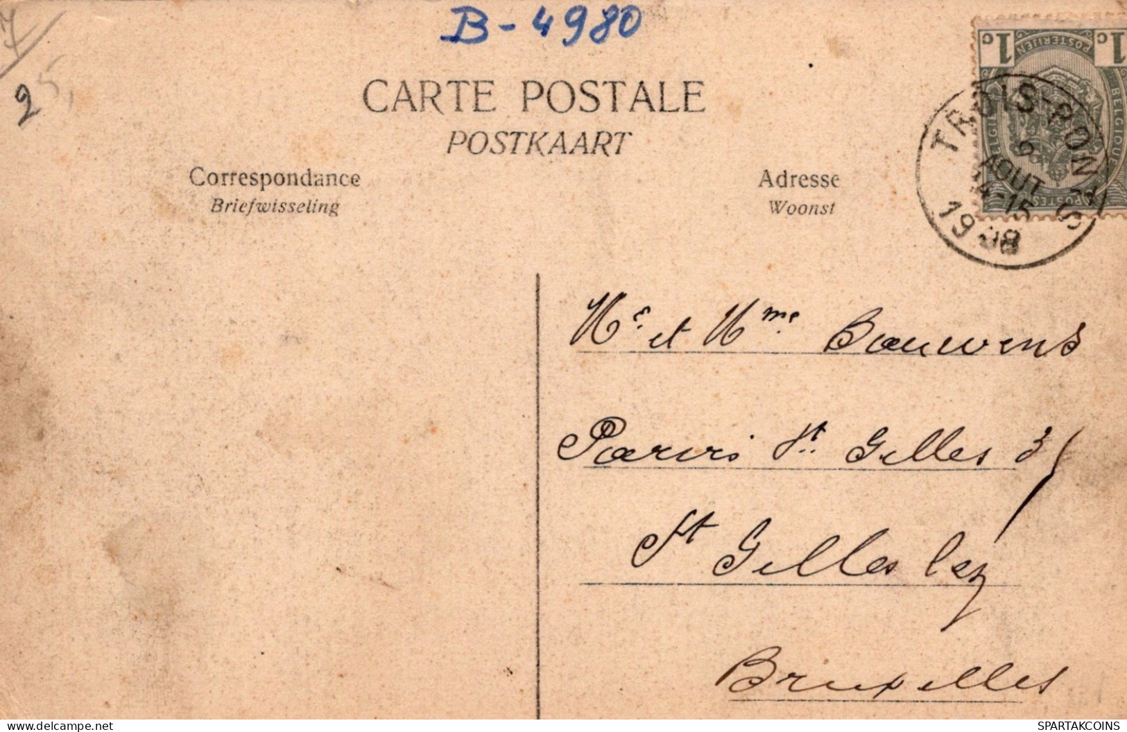 BELGIQUE CASCADE DE COO Province De Liège Carte Postale CPA #PAD024.A - Stavelot