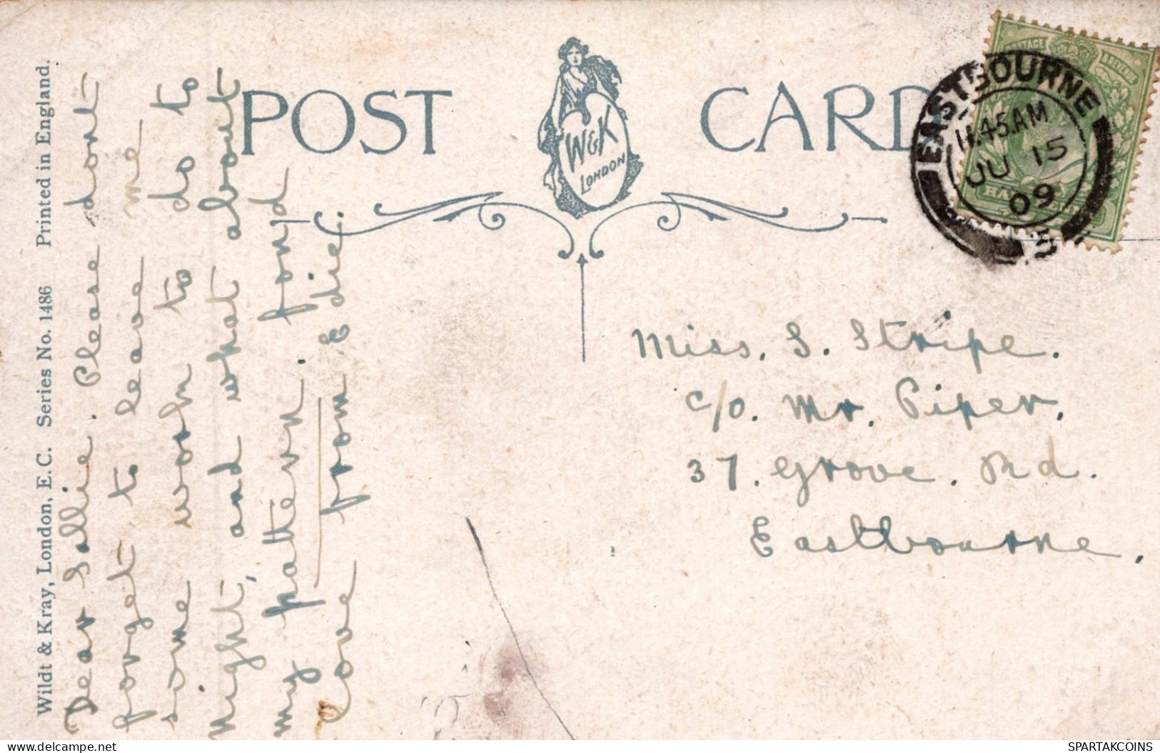 BURRO Animales Vintage Antiguo CPA Tarjeta Postal #PAA026.A - Donkeys