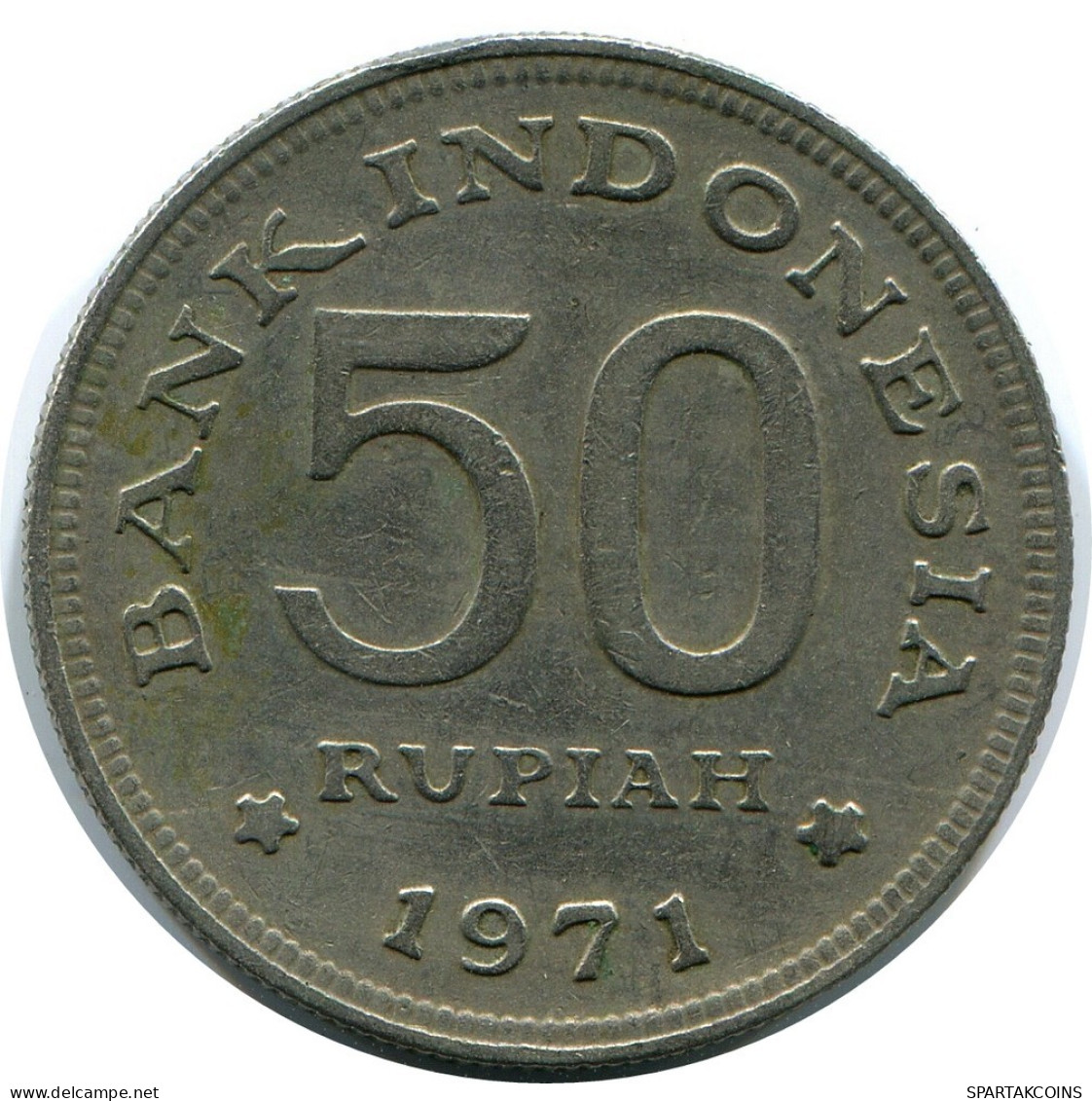 50 RUPIAH 1971 INDONESIA Moneda #AR874.E.A - Indonesien
