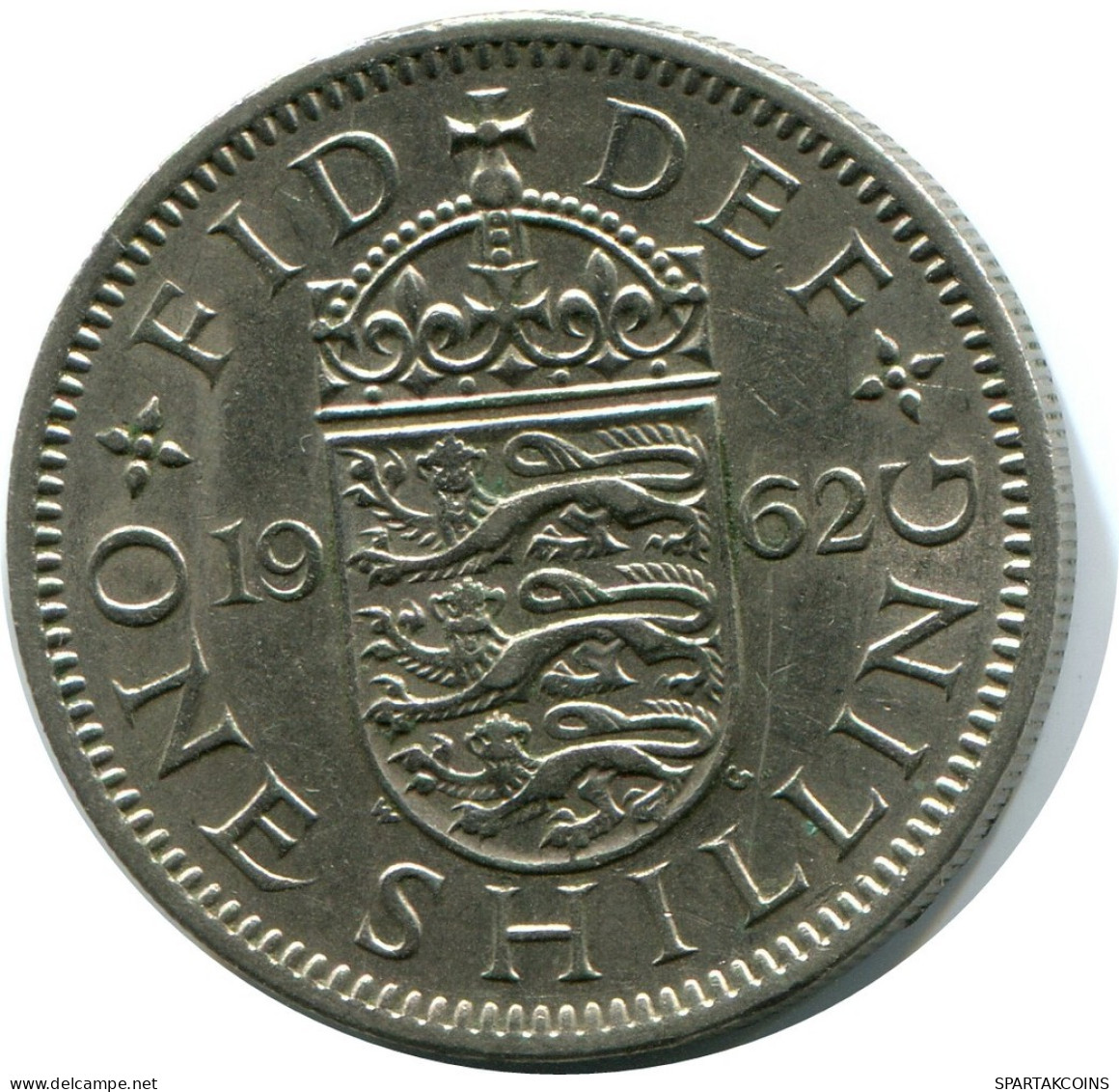 SHILLING 1962 UK GREAT BRITAIN Coin #AY984.U.A - I. 1 Shilling