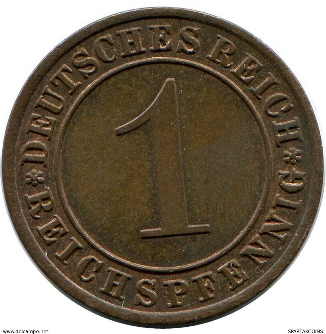 1 REICHSPFENNIG 1934 A ALEMANIA Moneda GERMANY #DB794.E.A - 1 Reichspfennig