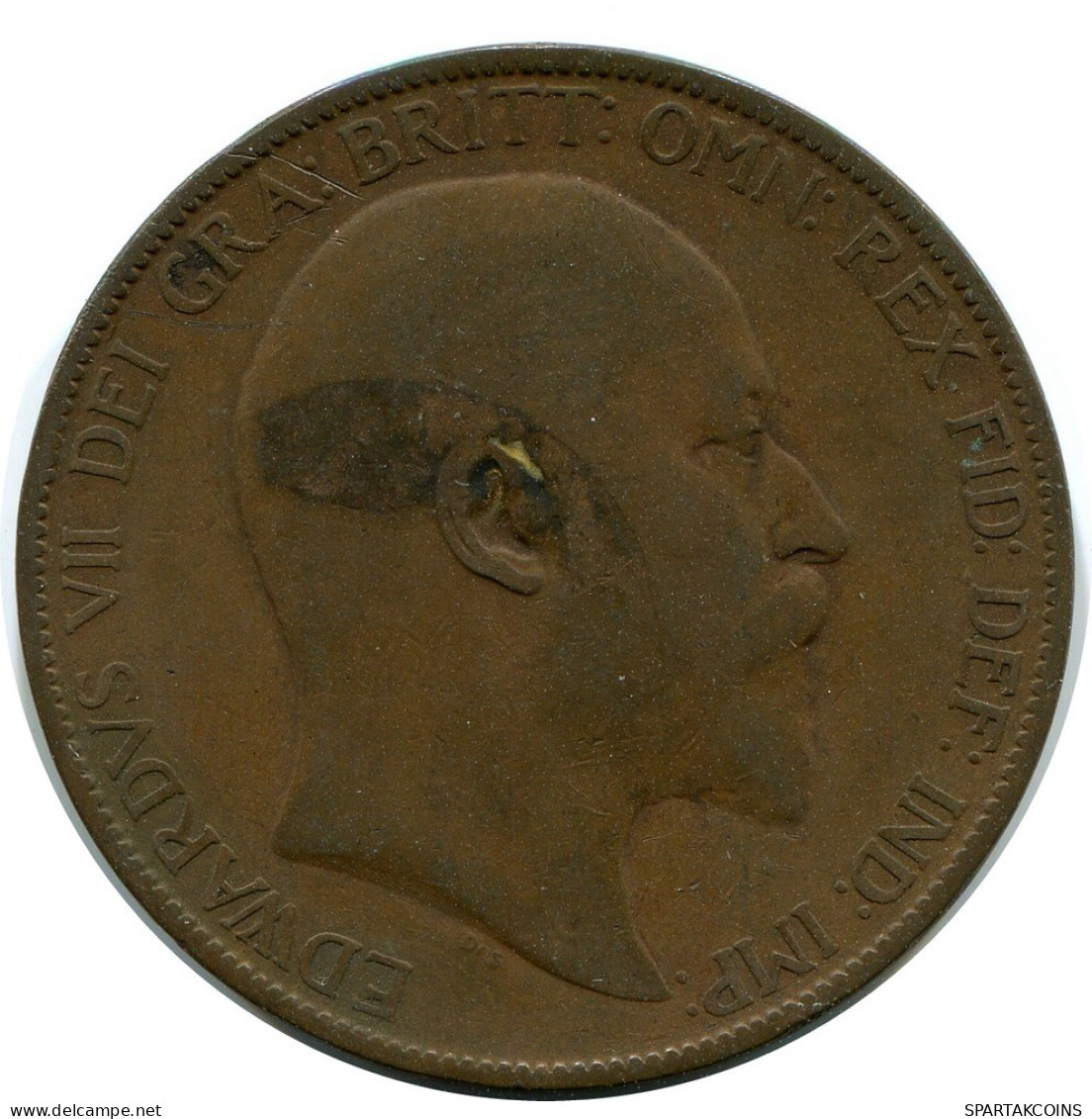 PENNY 1907 UK GBAN BRETAÑA GREAT BRITAIN Moneda #AZ864.E.A - D. 1 Penny