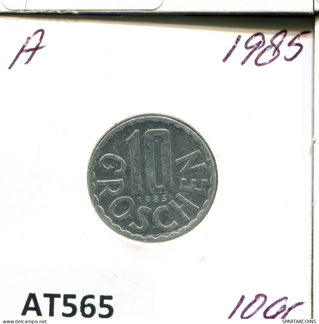 10 GROSCHEN 1985 ÖSTERREICH AUSTRIA Münze #AT565.D.A - Oesterreich