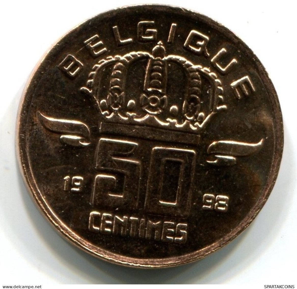 50 CENTIMES 1998 FRENCH Text BÉLGICA BELGIUM Moneda UNC #W11431.E.A - 50 Centimes