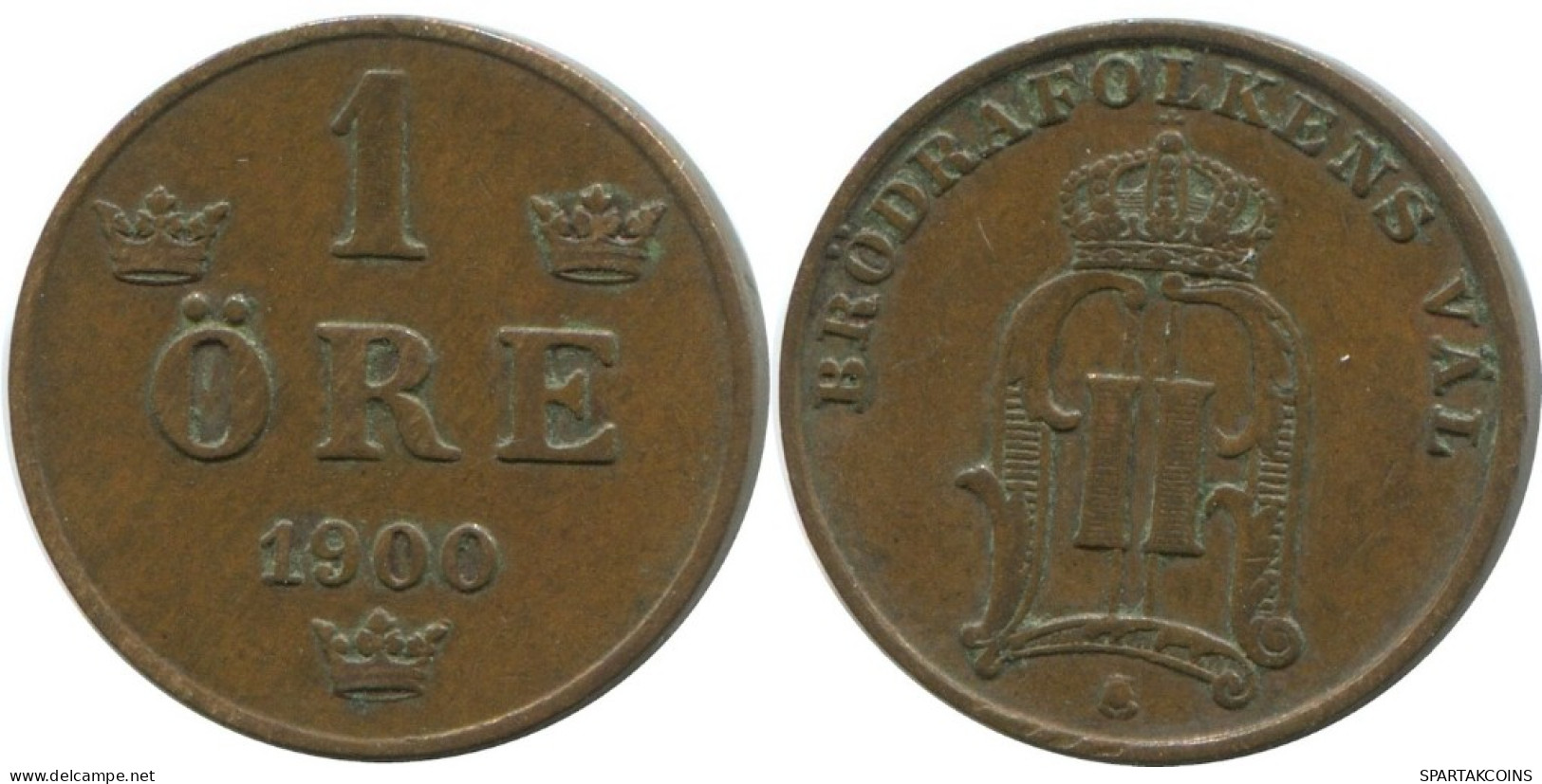 1 ORE 1900 SUECIA SWEDEN Moneda #AD250.2.E.A - Schweden