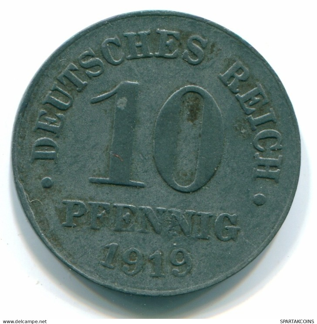 10 PFENNIG 1919 NOTGELD GERMANY Coin #DE10087.3.U.A - 10 Rentenpfennig & 10 Reichspfennig