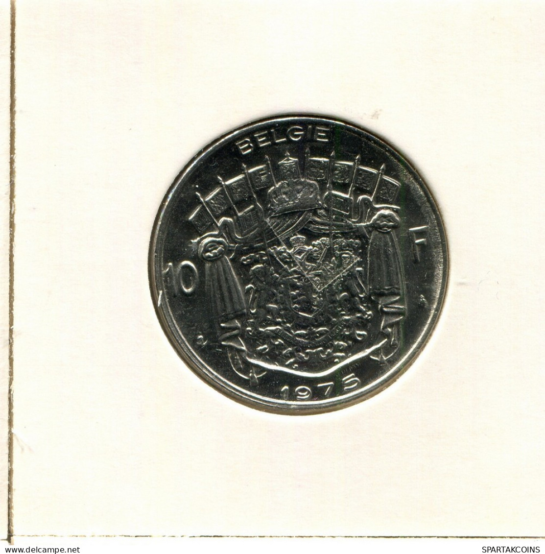 10 FRANCS 1975 DUTCH Text BELGIUM Coin #BB240.U.A - 10 Francs