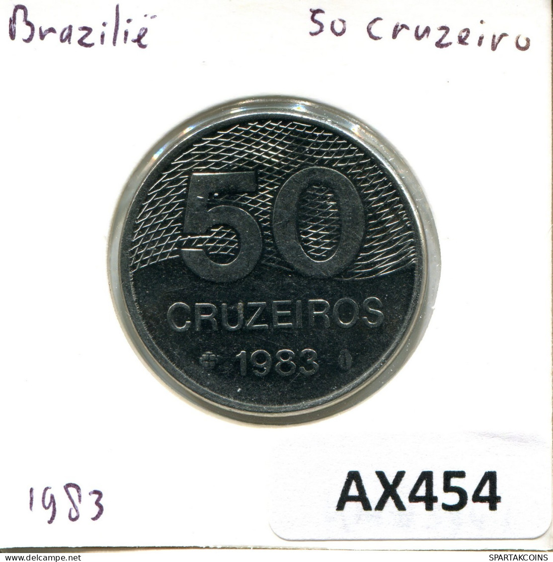 50 CRUZEIROS 1983 BRÉSIL BRAZIL Pièce #AX454.F.A - Brésil