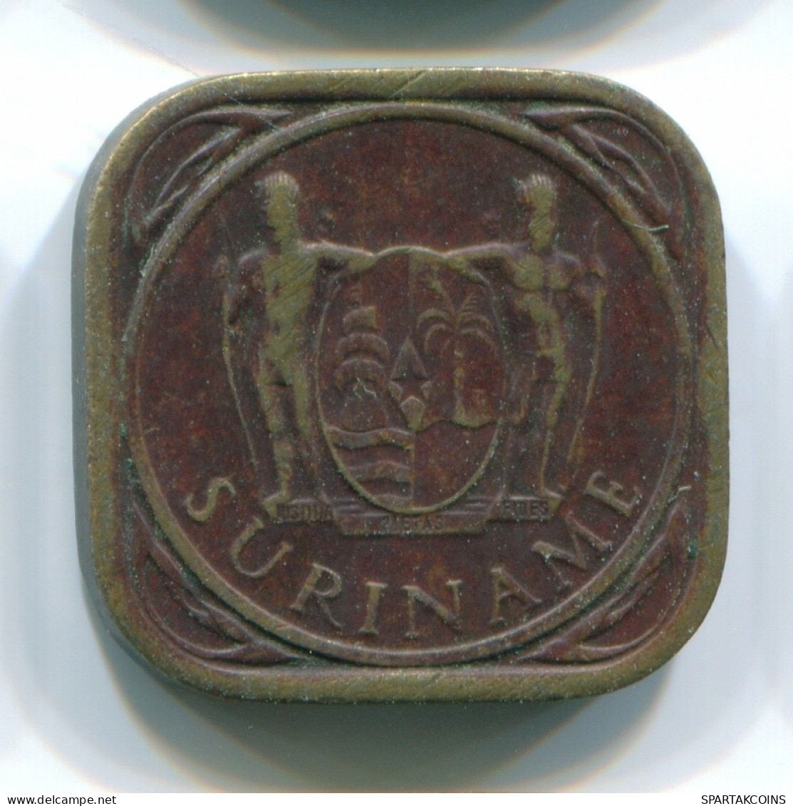 5 CENTS 1966 SURINAME Netherlands Nickel-Brass Colonial Coin #S12820.U.A - Surinam 1975 - ...