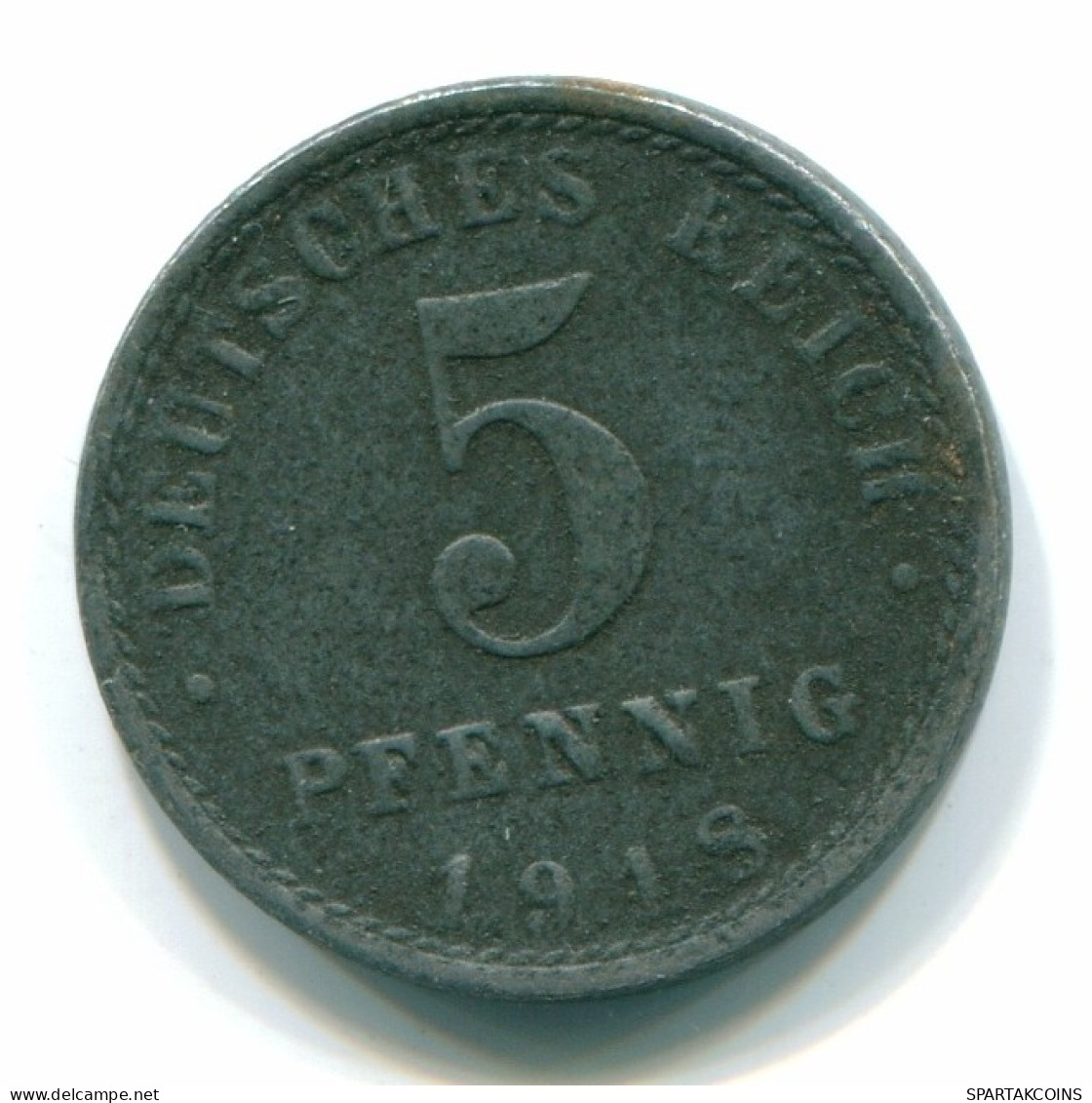 5 PFENNIG 1918 NOTGELD ALLEMAGNE Pièce GERMANY #DE10105.3.F.A - 5 Renten- & 5 Reichspfennig
