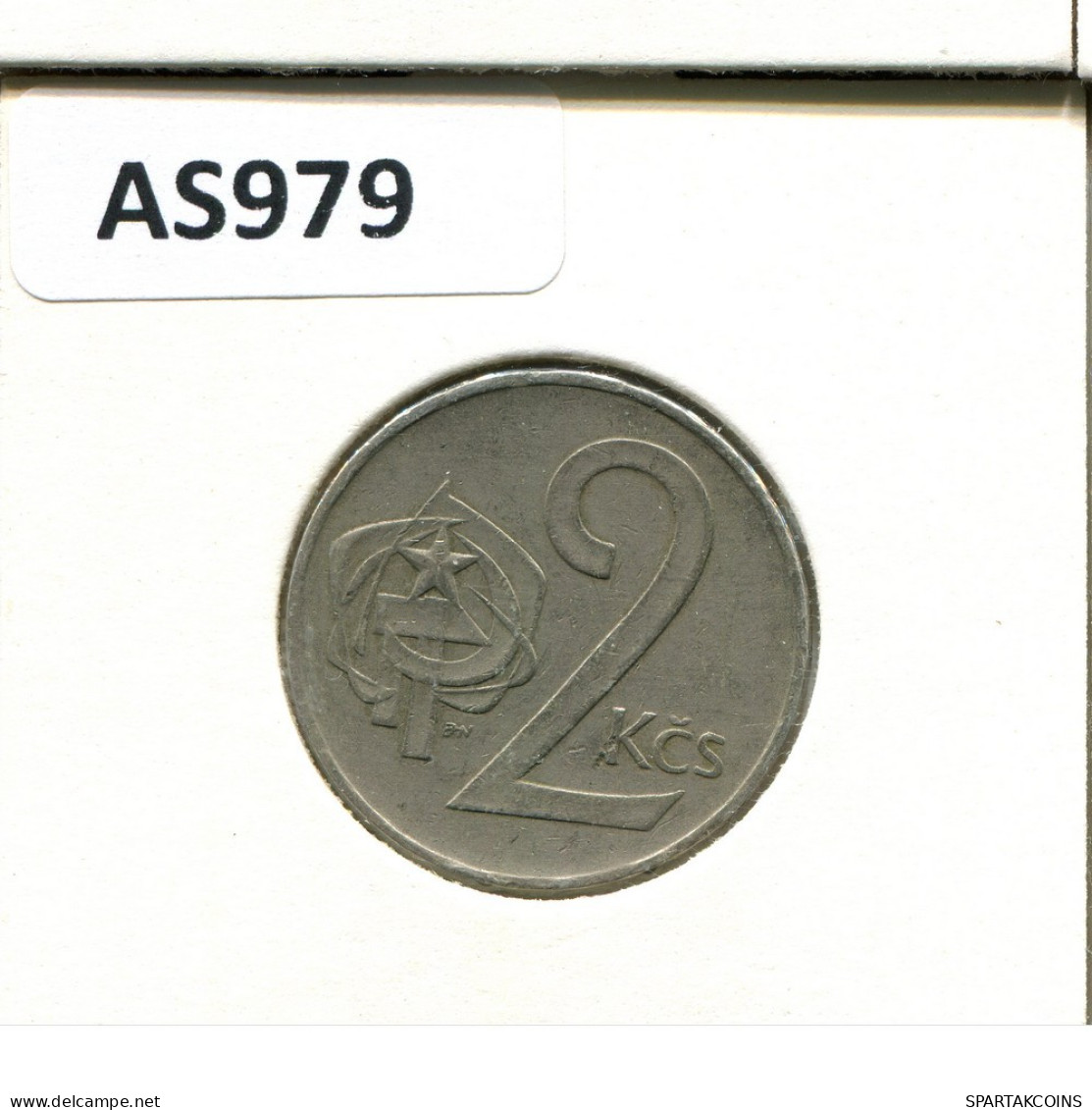 2 KORUN 1983 TSCHECHOSLOWAKEI CZECHOSLOWAKEI SLOVAKIA Münze #AS979.D.A - Tsjechoslowakije