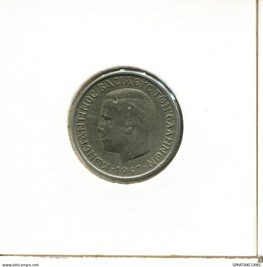 1 DRACHMA 1967 GRIECHENLAND GREECE Münze #AY319.D.A - Grèce