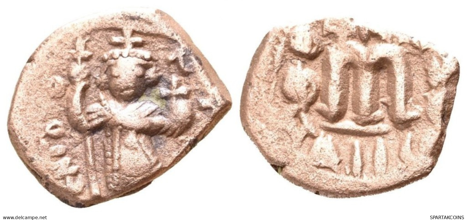 Constans II Follis Cross Kreuz Globus 5.0g/23mm #ANT1090.13.F.A - Byzantinische Münzen