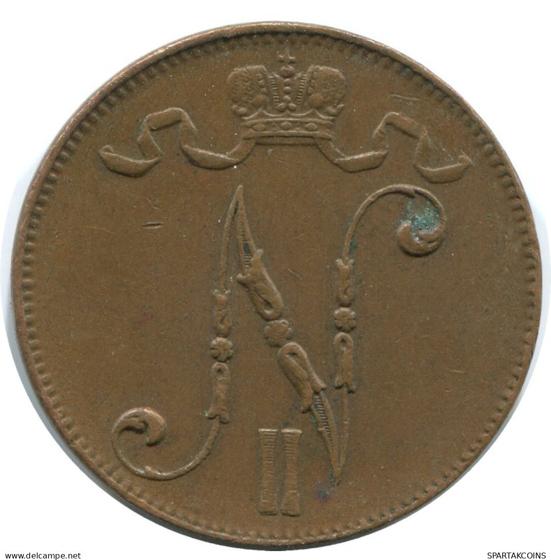 5 PENNIA 1916 FINLAND Coin RUSSIA EMPIRE #AB194.5.U.A - Finlande