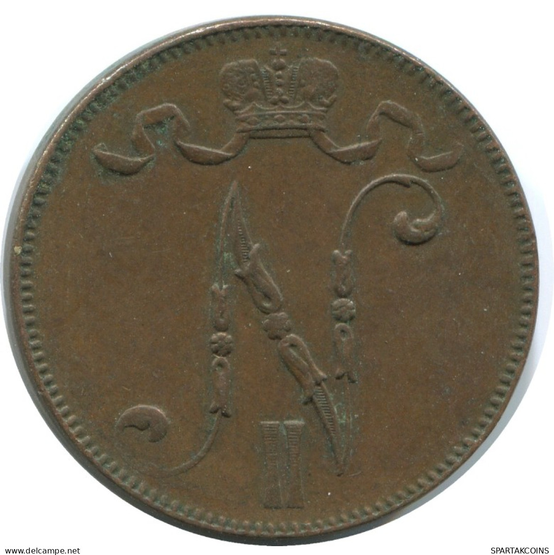 5 PENNIA 1916 FINLANDIA FINLAND Moneda RUSIA RUSSIA EMPIRE #AB246.5.E.A - Finlande