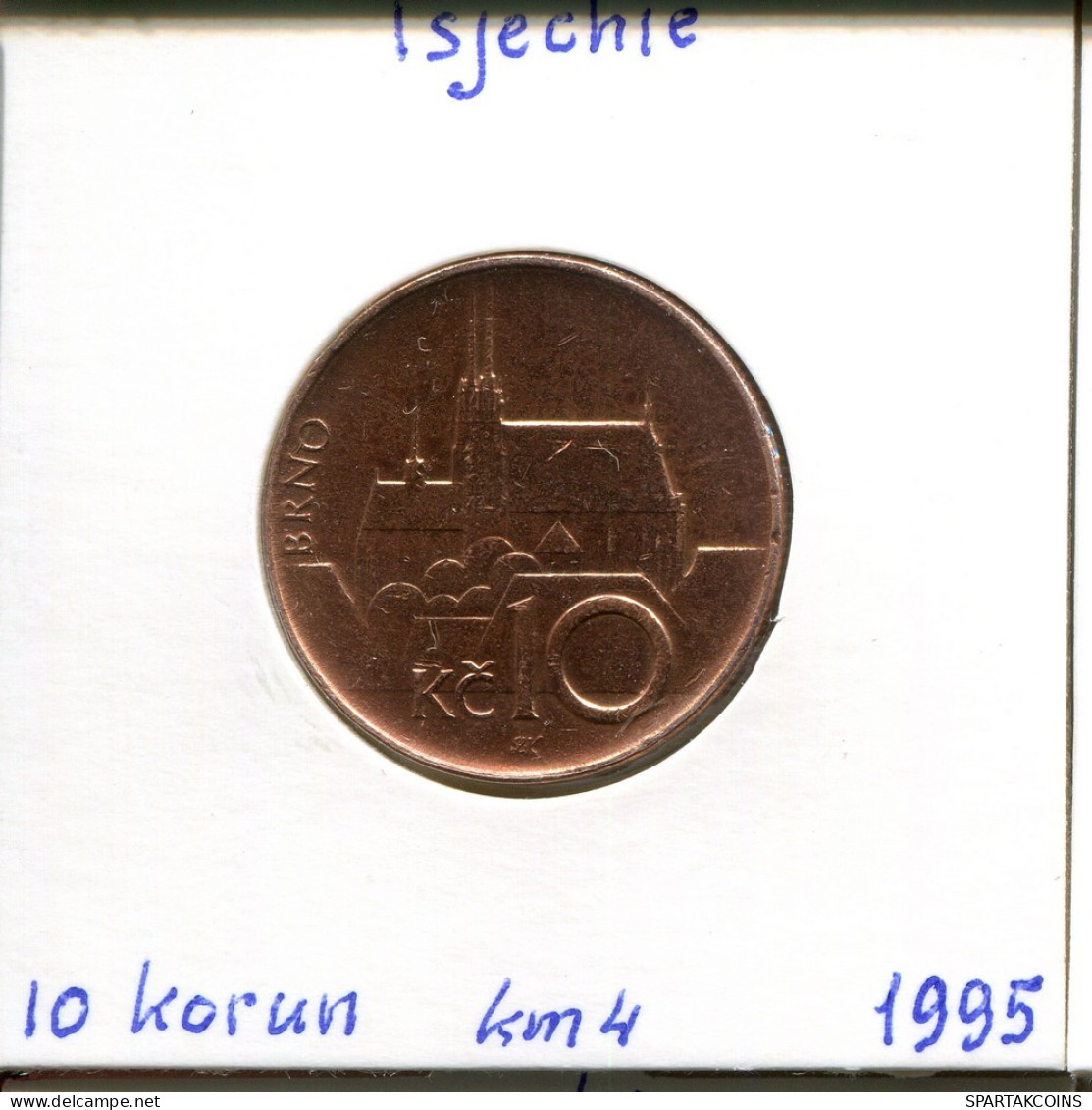 10 KORUN 1995 REPÚBLICA CHECA CZECH REPUBLIC Moneda #AP776.2.E.A - Tchéquie
