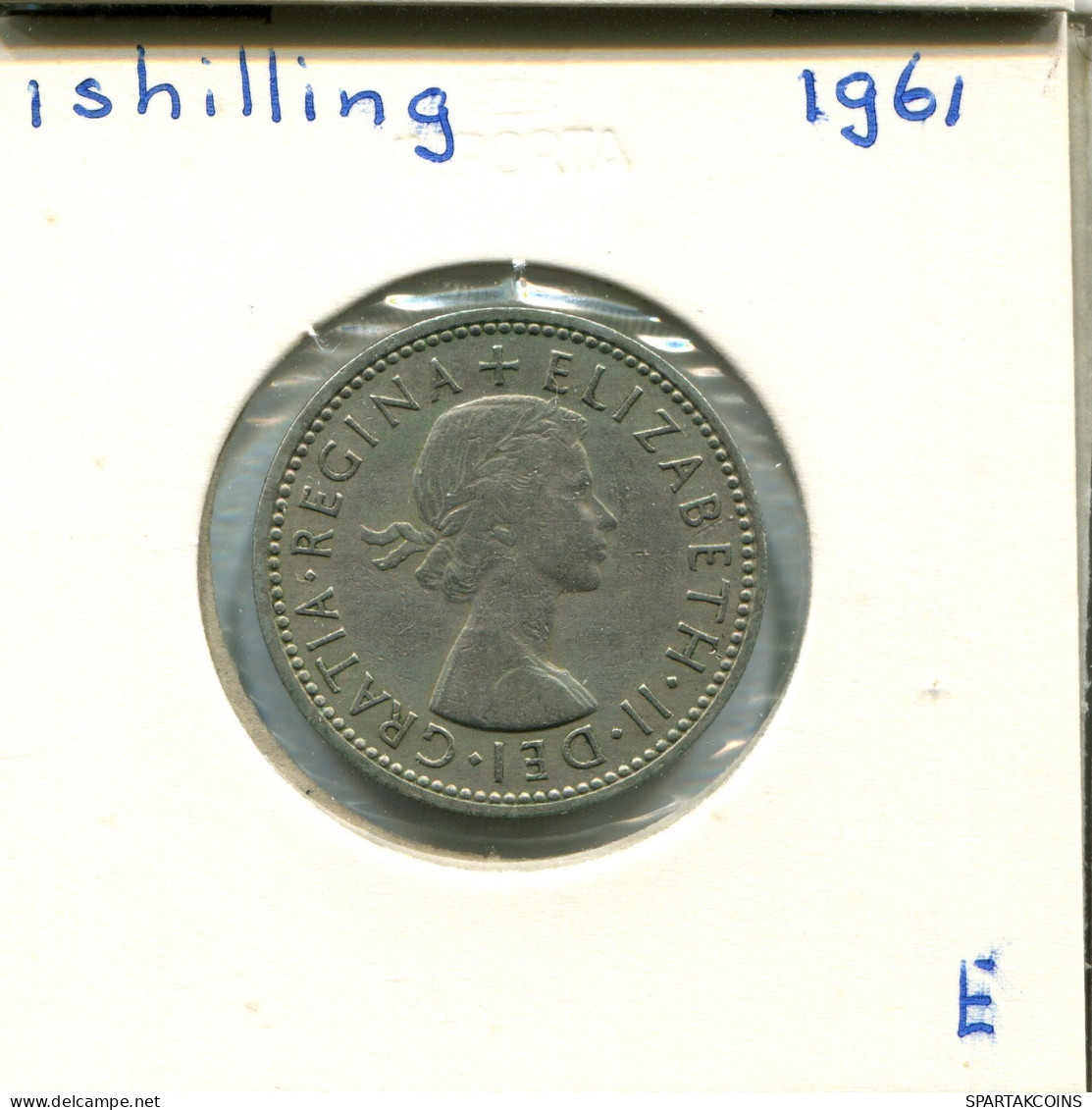 SHILLING 1961 UK GROßBRITANNIEN GREAT BRITAIN Münze #AX017.D.A - I. 1 Shilling