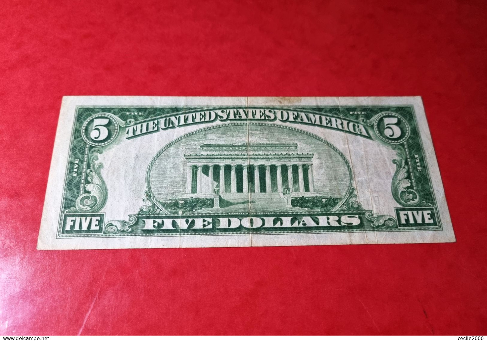 1928 USA $5 DOLLARS *GOLD ON DEMAND NUMERIC*UNITED STATES BANKNOTE XF BILLETE ESTADOS UNIDOS*COMPRAS MULTIPLES CONSULTAR - Biljetten Van De Verenigde Staten (1928-1953)