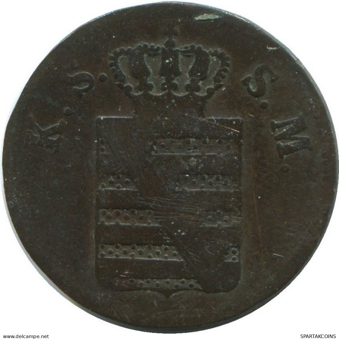 SAXONY 2 PFENNIG 1856 F Dresden Mint German States #DE10649.16.U.A - Other & Unclassified