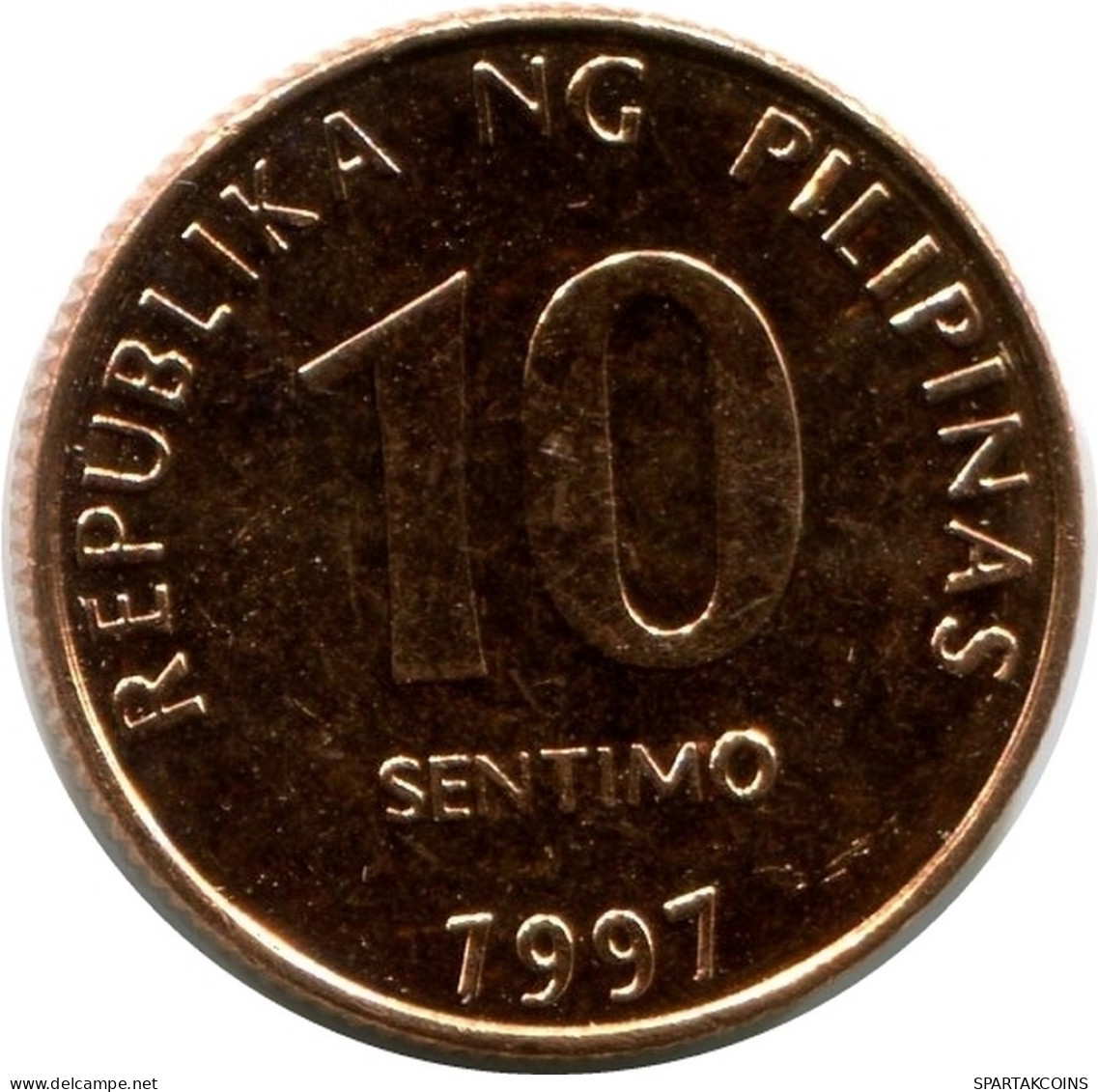 10 CENTIMO 1997 PHILIPPINEN PHILIPPINES UNC Münze #M10126.D.A - Philippinen