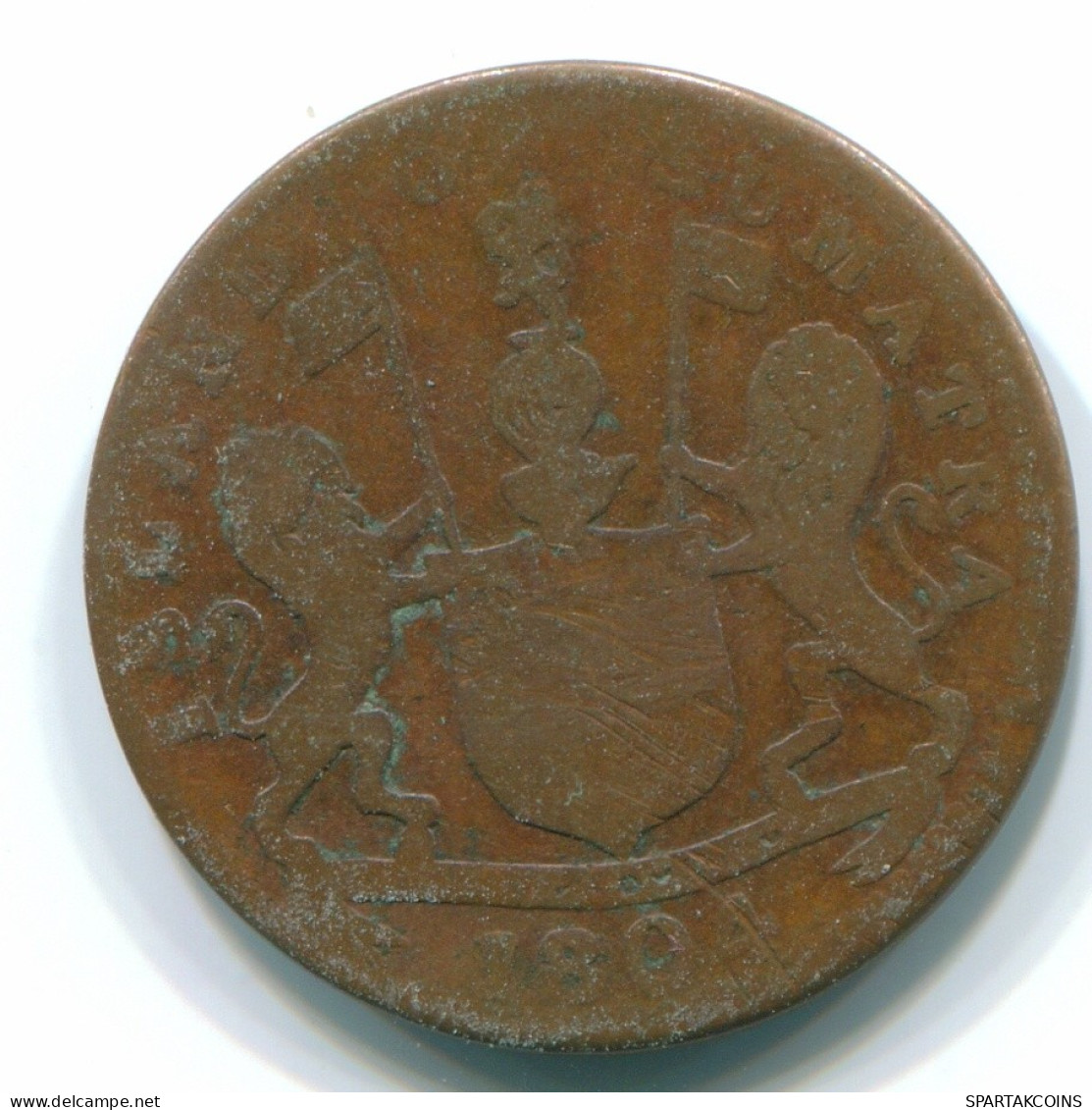 1 KEPING 1804 SUMATRA BRITISH EAST INDIES Copper Koloniale Münze #S11743.D.A - Indien