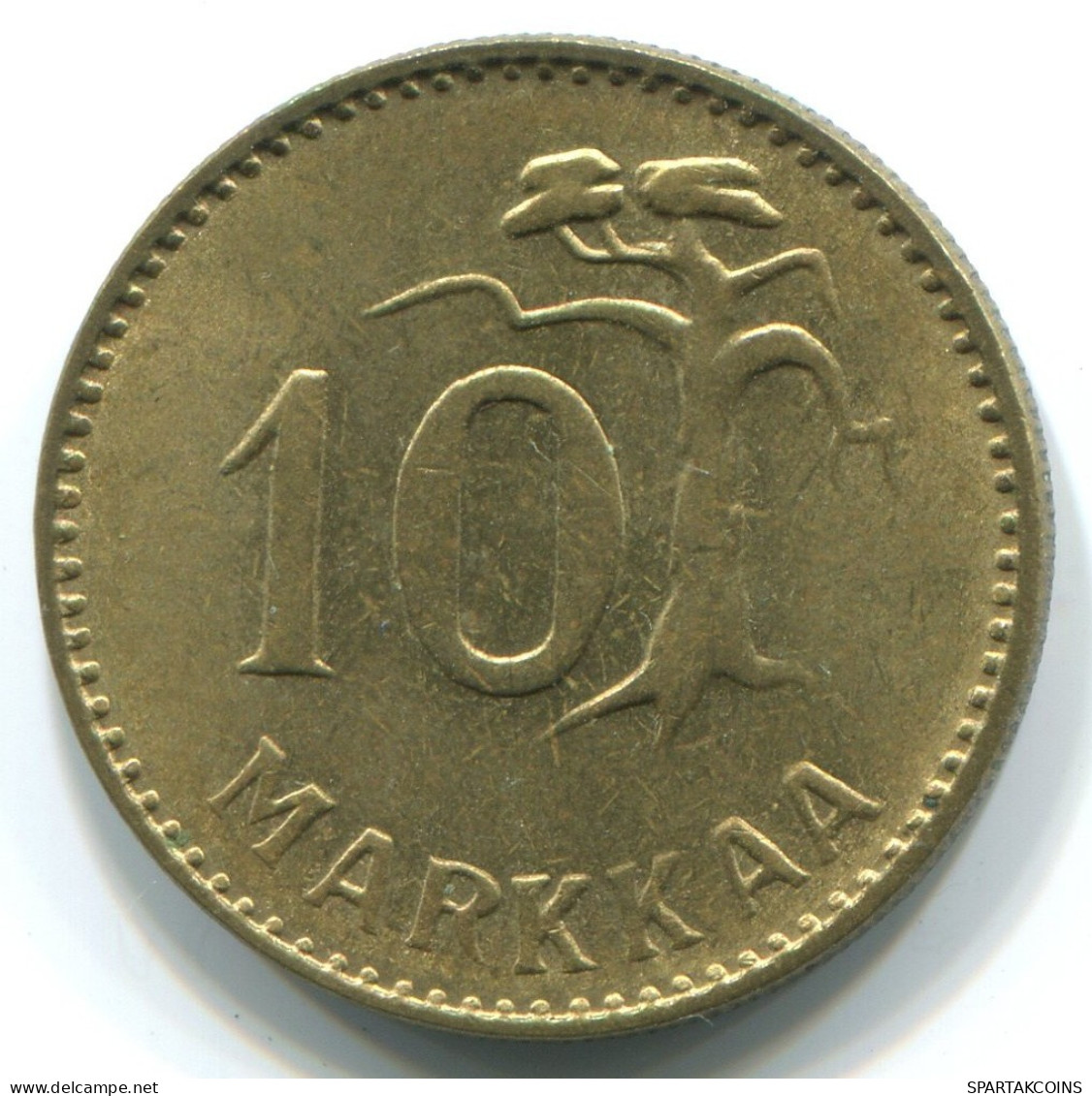 10 MARKKAA 1953 FINLAND Coin #WW1116.U.A - Finlande