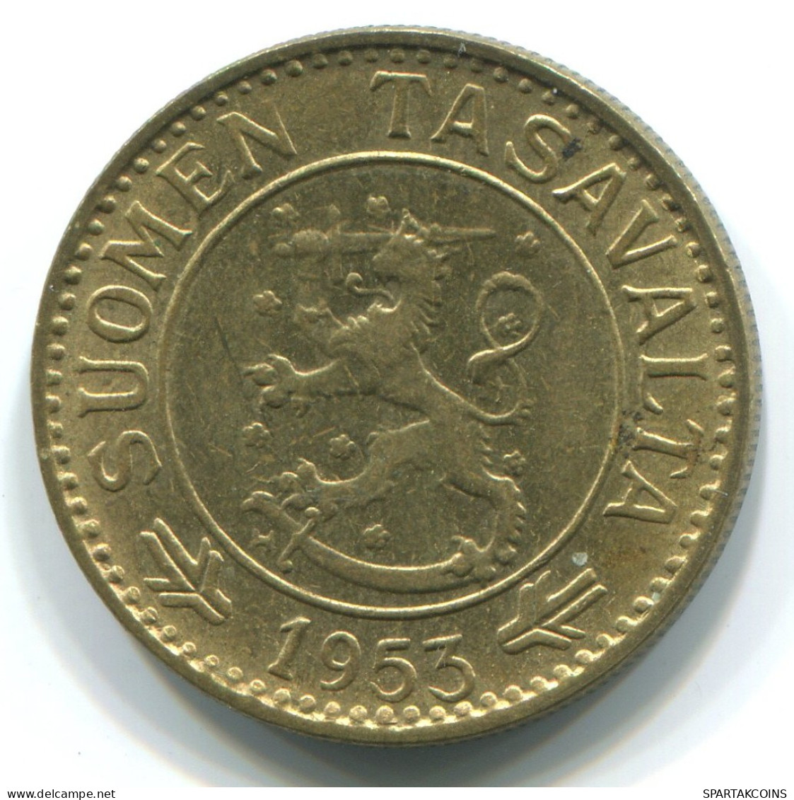 10 MARKKAA 1953 FINLAND Coin #WW1116.U.A - Finlandia