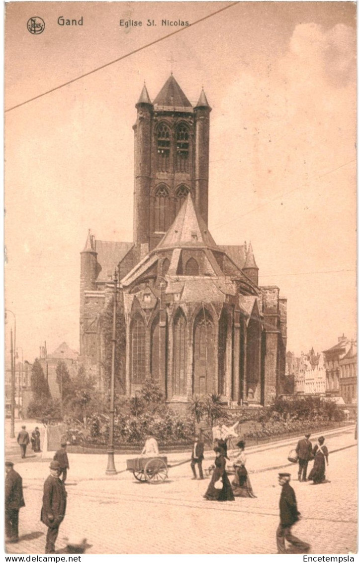 CPA Carte Postale Belgique Gand Eglise Saint Nicolas   VM80387 - Gent