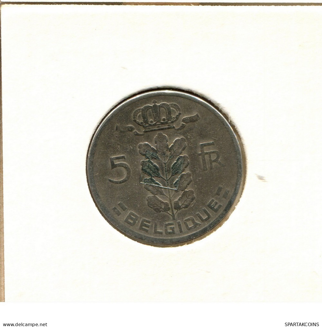 5 FRANCS 1963 Französisch Text BELGIEN BELGIUM Münze #BB332.D.A - 5 Francs