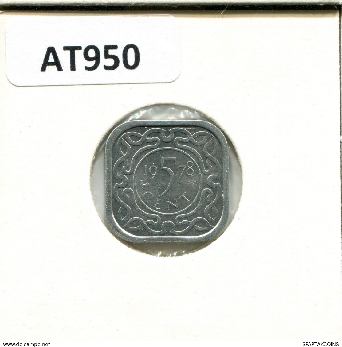 5 CENTS 1978 SURINAME Coin #AT950.U.A - Surinam 1975 - ...