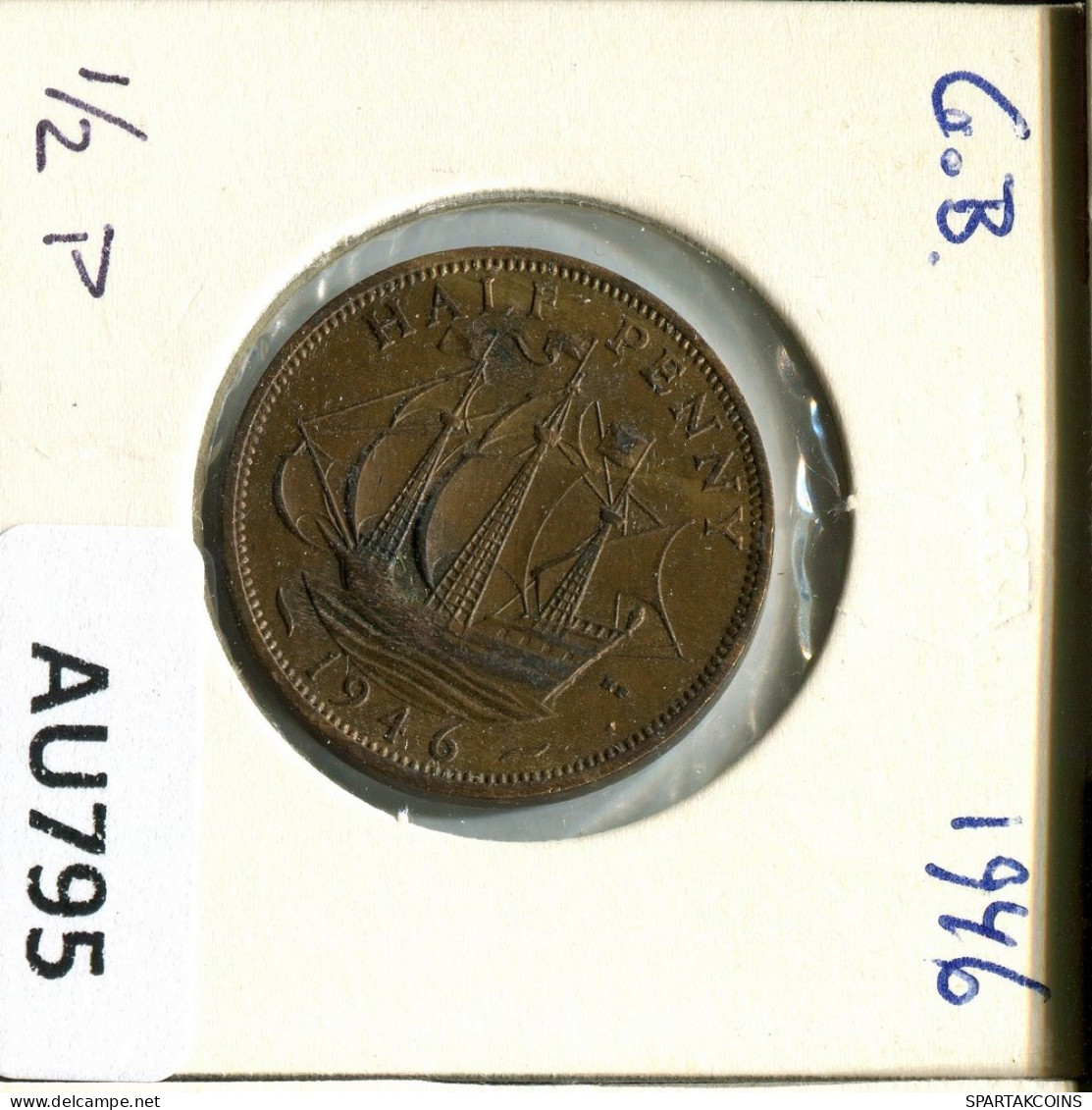 PENNY 1946 UK GROßBRITANNIEN GREAT BRITAIN Münze #AU795.D.A - D. 1 Penny