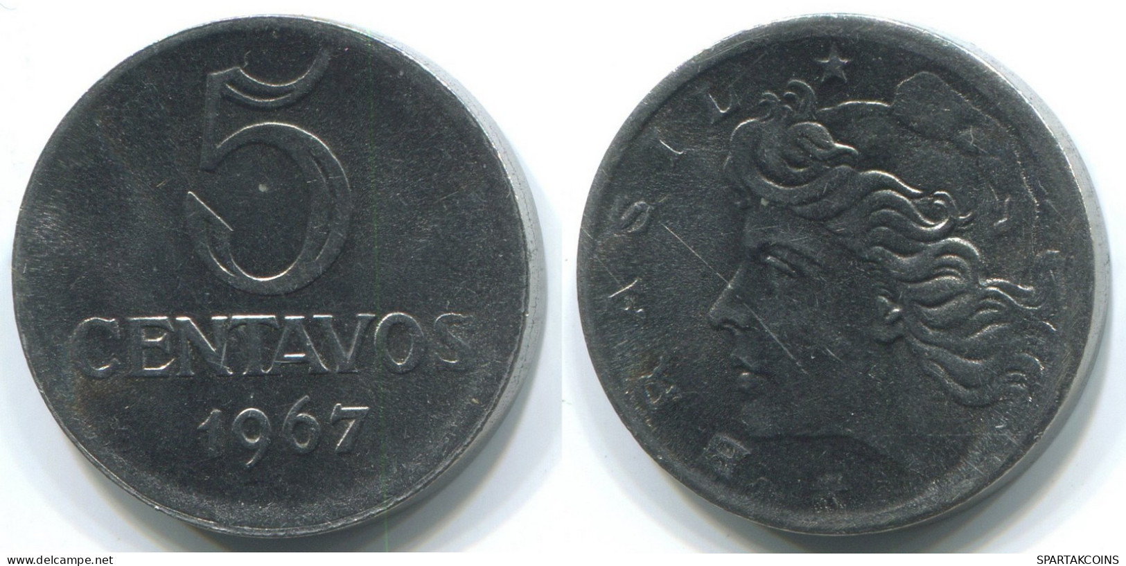 5 CENTAVOS 1967 BBASIL BRAZIL Moneda #WW1154.E.A - Brasilien
