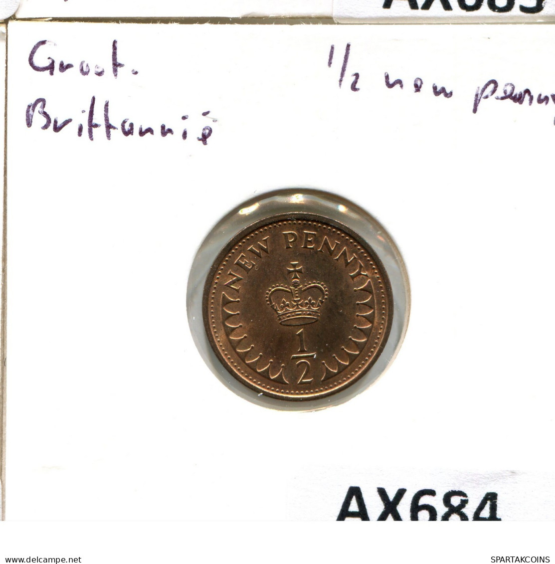 NEW PENNY 1974 UK GBAN BRETAÑA GREAT BRITAIN Moneda #AX684.E.A - 1 Penny & 1 New Penny